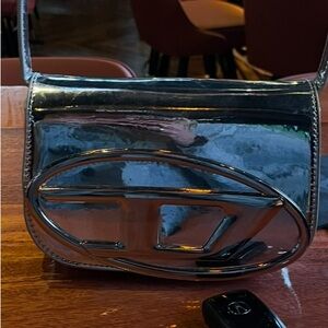 Silver Diesel Designer Women's Bag